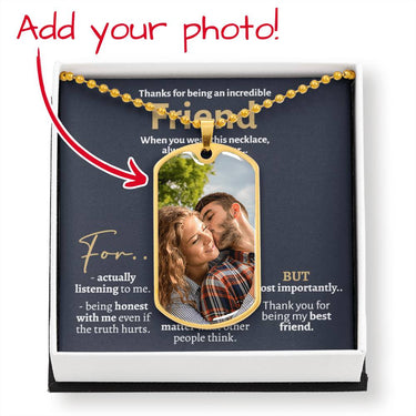 Guy Friend Morse Code Necklace - Love You This Much